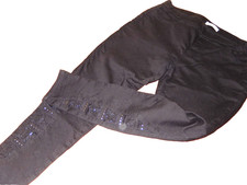 TREDY Jogpants Schlupfhose 44 schwarz stretchig Hose dickere Qualität Jeggins