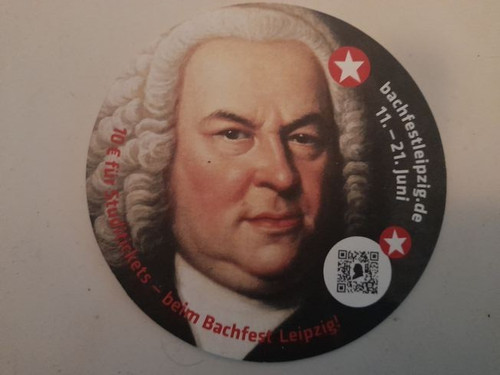 Bierdeckel bachfest leipzig - bachfest,