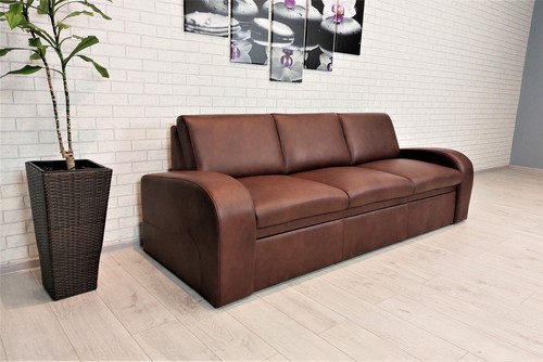Echtleder 3er sofa couch - couch, oslo