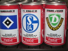 Cola-Dosen 18 Stück Fußball