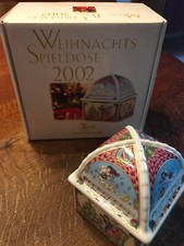 Hutschenreuther Weihnachts-Spieldose 2002  Spieluhr Weihnachten Rarität neu OVP