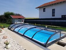 Gfk Schwimmbecken mit Überdachung, 610x300x150 Pool Poolhalle Hersteller SET