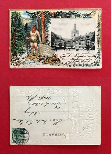 Prägedruck litho osterode - prägedruck, ak