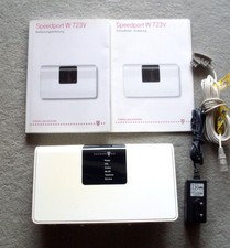 DT Speedport W 723V Typ B ADSL/ADSL2+ 100 Mbps 4-Port 10/100 Wireless Router 