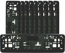 10x ! Kennzeichenhalter