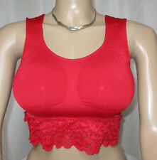 " Schlankstütz " festes-langes Mieder-Bustier mit Spitze Gr. M  # 1470