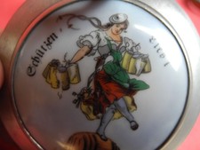 Bierkrug mit Zinndeckel und