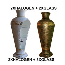 Deko Regal Vase Bar Figur