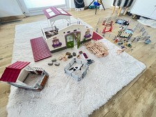 Schleich Stall Reitstall Reiterhof Horse Club 42344 mit viel Zubehör wie Neu