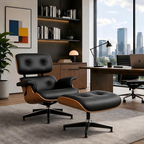 Walnut eam lounge chair sessel - chair,