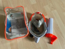 Crivit Schnorchelmaske Tauchmaske, Vollgesichtsmaske, Kamerahalterung Größe S/M 