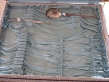 Vorlage - Gabel + Löffel Silber Ebel 233 Hellas 120er 2 Teile Rillendekor