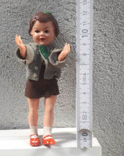 Gliederpuppe / Zelluloidpuppe mit Schlafaugen