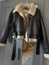 Damen Cropped Felljacke