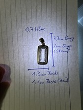 Blauer Topas aus Rhodos – 5,2 Karat – klar & geschliffen –925er Silberanhänger