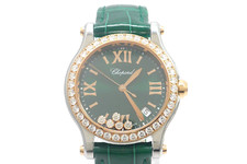 Chopard Happy Sport Ref 278582-6007 Rosegold 18 Karat 750 Gold Diamanten FULLSET
