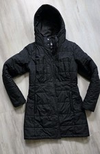 THE NORTH FACE MANTEL XS S 34/36 KAPUZE SCHWARZ JACKE PARKA DAMEN MÄDCHEN WESTE