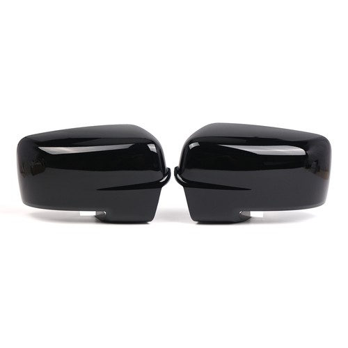 Glanz schwarz spiegelkappen - 2x,