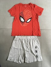 Kinderkleidung Gr. 158/164 Spiderman Schlafanzug 2tlg. Pyjama kurz Nachtwäsche