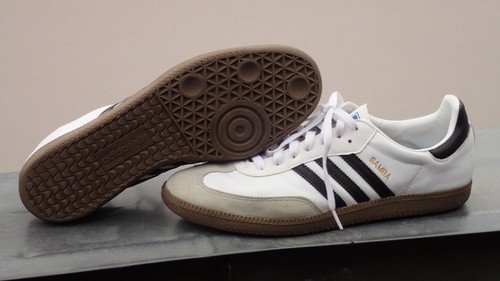 Adidas samba white gum black - adidas, white/gum/black