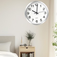 30cm Edelstahl Wanduhr Ohne