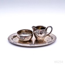 Antikes Milch- & Zuckerset mit