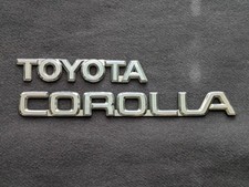 Toyota Corolla Schriftzug, ca 10,8 cm und 17,7 cm breit