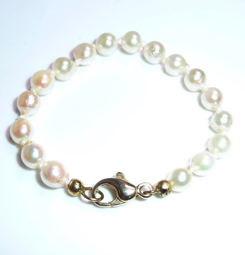 Armband 585 gold perlarmband - armband,