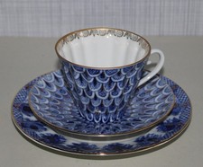 Lomonosov Tasse mit Untertasse