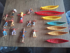Timpo Toys Indianer und Boote