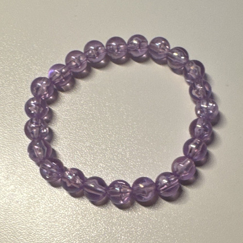 Lila armband mit - lila, runden