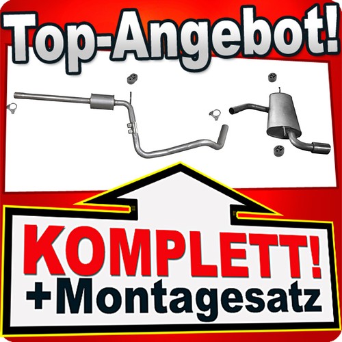 Auspuff für golf vii - vw,