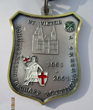 Orden Schützenbruderschaft Rottinghausen Anhänger silbern Sammlung 2001
