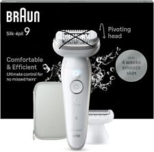 BRAUN Silk-epil 9 9-041 Epilierer Wet&Dry Akku Rasierer weiß B-WARE NUR RASIERER