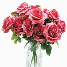 10 Köpfe Künstliche Rosen