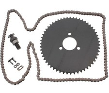 Pocket-Bike 6er Ritzel 55 Zähne 25H Kette 140 Kettenkit Kettenrad DirtBike Set 2