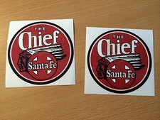 2x Indian Aufkleber The Chief