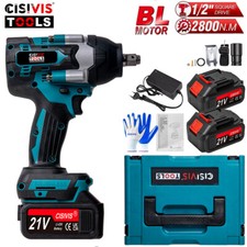 2800Nm Akku Schlagschrauber Akkuschrauber  Ratschen Bürstenloser für Makita 21V