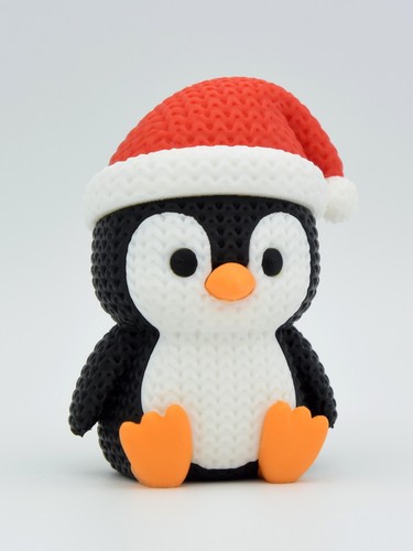 Gedruckter pinguin mit - 3d,