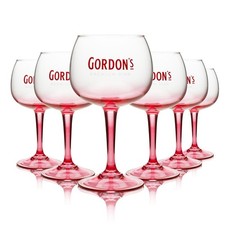 6x Gordons Glas 0,45l Pinke