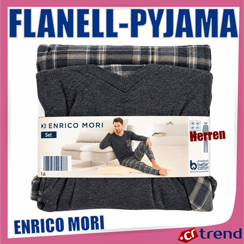 Enrico mori herren flanell - enrico,