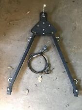 OFF ROAD TOW BAR TOWBAR AHK VERSTELLBAR ZUGDEICHSEL MIT SICHERUNGSSEIL GEBRAUCHT