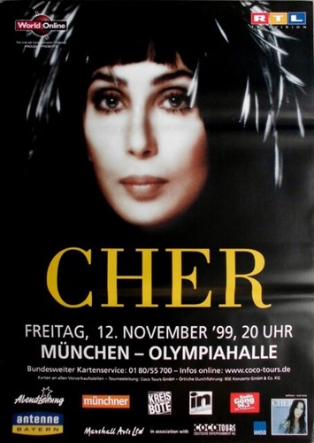 Cher 1999 plakat - cher,