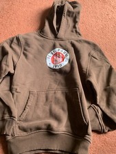 FC St. Pauli Kinder Kaputzen Pullover Braun Mit Wappen Gr. 152