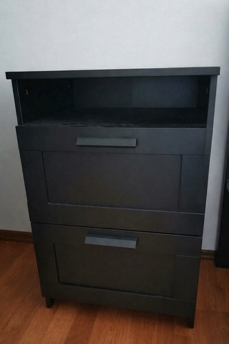 Brimnes kommode schwarz - kommode,