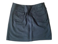 Schwarzes minirock mit Taschen