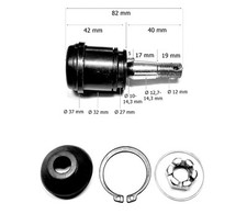 Kugelkopf Führungsgelenk