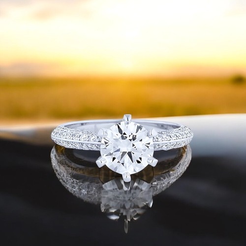 14k weißgold diamant - 14k,