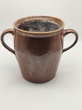 Großer Tontopf mit Henkel