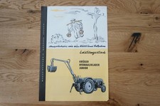 GERHARD KRÜGER Hydrauliklader Prospekt Modell Junior 4 Seiten 1970